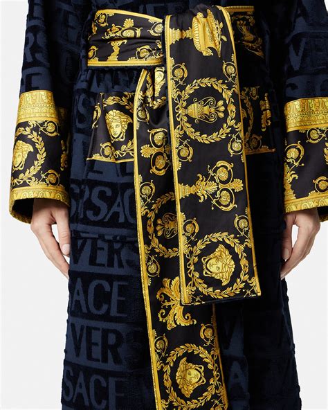 versace baroque bathrobe replica|versace hooded bathrobe.